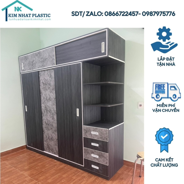 TỦ QUẦN ÁO NHỰA VINCOPLAST 0023